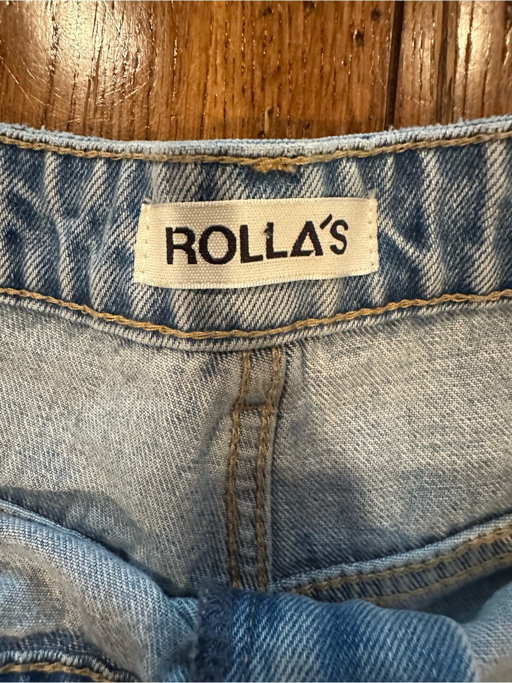 Title:
Rolla’s Mirage High Rise Loose Fit Distressed Denim Shorts Size 31 - Picture 4 of 8